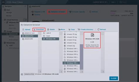 migrate esxi to new disk